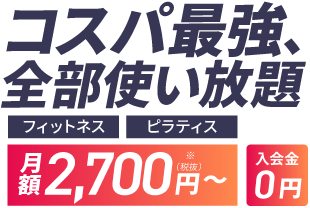 コスパ最強、全部使い放題