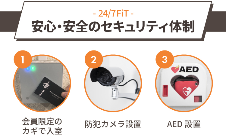 安心・安全のセキュリティ体制