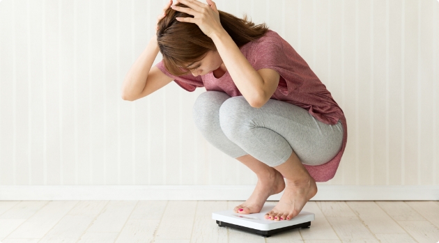 自己流のダイエット方法で体重が減らなかった